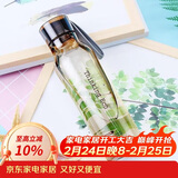 乐扣乐扣（LOCK&LOCK）ECO户外运动水杯户外便携塑料水壶男女学生杯子550ML棕色