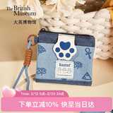 大英博物馆埃及安德森猫萌猫便携牛仔卡包零钱包情人节送女生礼物