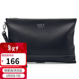 高尔夫（GOLF）男士手包柔软头层牛皮时尚信封钱包手抓包多卡位手拿包父亲节礼物
