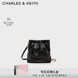 CHARLES&KEITH迷你菱格链条流浪包单肩包双肩包包女包生日新年礼物CK2-60782390