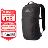 GREGORY格里高利户外背包 NANO蜂鸟系列登山双肩包 男女徒步旅行轻量背包 18L 黑色