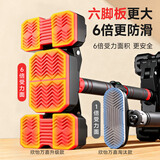 欣怡万嘉单杠引体向上器家用儿童秋千室内免打孔家庭门上健身器材落地吊杠 【第十二代六脚板巨稳单杠】98-130cm/防滑承重2360斤