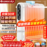 格力（GREE）取暖器电油汀家用电暖器片13片加宽油丁防烫电暖气片NDY19-X6021