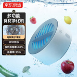 京东京造 便携果蔬清洗机 食材净化机净化器家用水果食品消毒净食机多功能去农残洗菜 男生生日礼物女实用