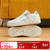 361°运动女鞋春夏季学生复古厚底增高小白休闲板鞋子女682116601F-10