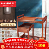 金灶（KAMJOVE） 多功能组合式木雕移动茶车茶盘 整套茶具套装全自动上水电热水壶 KW-6000单茶车木框 1个