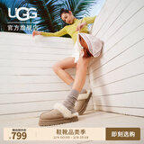 UGG春季女士经典舒适厚底毛拖包头休闲懒人毛毛鞋勃肯鞋 1122550 SAN | 沙色 37 尺码偏小，建议拍大一码