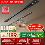 卡瑞琪（COURAGE）线性风暖浴霸隐藏嵌入式升降电动晾衣架集成吊顶凉霸凉衣H20pro