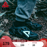 匹克态极洞洞鞋男鞋户外夏季拖鞋透气防水休闲沙滩鞋情侣凉鞋女鞋 【男款】全黑(偏大一码) 40