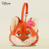 迪士尼（Disney）疯狂动物城尼克零钱包 耳机钥匙包毛绒玩具挂件卡通周边生日礼物