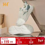 361°运动鞋女春夏季革面厚底增高休闲通勤老爹跑步鞋子女682446727-1