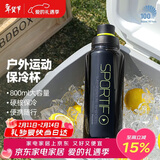 孔雀（Peacock）冰饮水杯 大容量不锈钢运动杯便携保温杯保冷杯