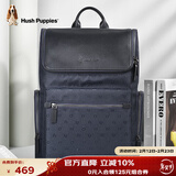 暇步士（Hush Puppies）商务双肩包大容量男士背书包男电脑包多功能生日礼物送男友