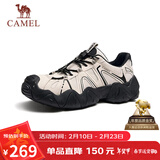 骆驼（CAMEL）云山1代户外秋季徒步登山休闲丑萌鞋情侣 G15S076104 米白/黑 43
