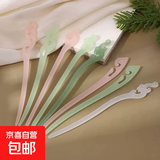 复古发簪古代簪子醋酸发钗日常盘发簪子现代艺术品仿玉簪古董文玩 仿白玉发簪随机一支