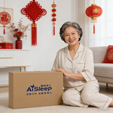 睡眠博士（AiSleep）泰国乳胶枕头原装进口天然乳胶成人颈椎枕 95%乳胶护颈枕 对装