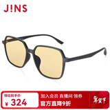 睛姿（JINS）防蓝光眼镜男女护目镜56%防蓝光辐射轻量大方框FPC22S253 97B亚光黑色（包装全新升级）