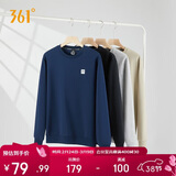 361°卫衣男装秋冬季长袖运动服休闲跑步圆领宽松上衣服652334801D-8