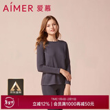 爱慕保暖内衣女式圆领长袖打底秋衣秋裤保暖内衣女套装