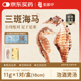 【张郎中海马】三斑海马11g/对/盒 中药饮片中药材泡酒煲汤精致中药饮片温肾壮阳散结消肿一公一母