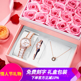 格玛仕（GEMAX）全自动机械表女士手表女款品牌女表世界十大名牌2025新款女生腕表 【生日礼盒】1314双日历镶钻