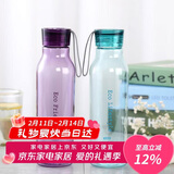 乐扣乐扣（LOCK&LOCK）ECO户外运动水杯户外便携塑料水壶男女杯子两件套（550ml*2） 