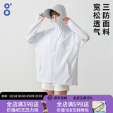 BODACHEL防晒衣女防紫外线UPF50+夏季女装外套2024年新款冰丝大码防晒服 【宽松款】白川紫-女 三防面料 L