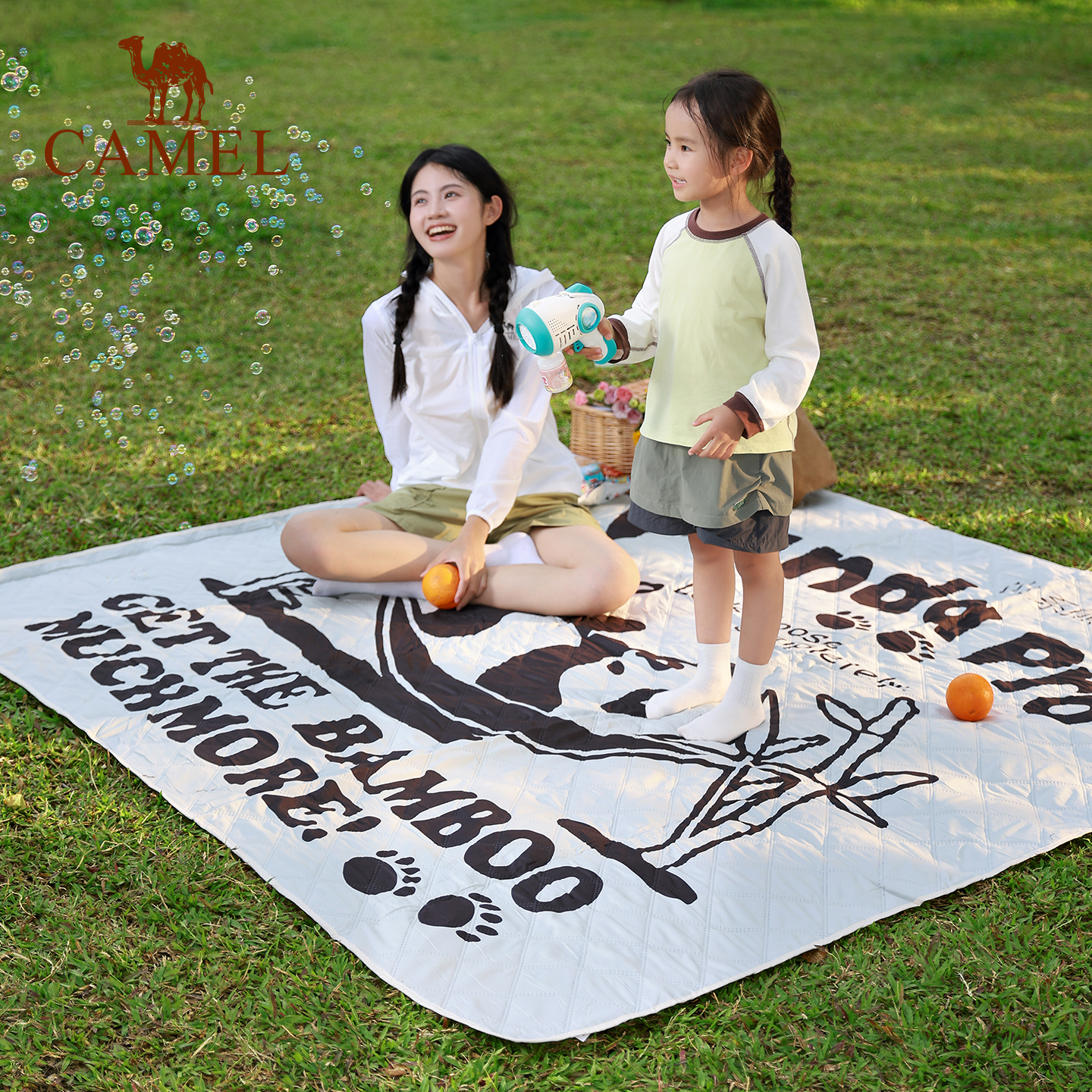 骆驼（CAMEL）野餐垫户外露营帐篷防潮垫郊游防水坐垫加厚173CALP001打地铺