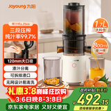 九阳（Joyoung）原汁机三段压榨家用多功能大口径电动冰淇淋机全自动冷压榨果汁果蔬机渣汁分离Z12-LZ566 