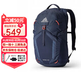 GREGORY格里高利户外背包 NANO蜂鸟系列登山双肩包 男女徒步旅行轻量背包 20L 海军蓝