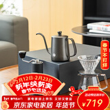 泰摩栗子C5手冲咖啡壶套装 手磨咖啡家用咖啡具 新年礼盒情人节礼物 栗子C3S礼盒-【臻选版|黑色】
