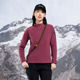 思凯乐（SCALER）抓绒衣男户外运动保暖弹力外套男女长袖t恤