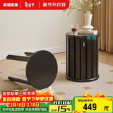 家逸实木凳子茶几家用可叠放组合凳创意圆凳餐厅椅子客厅小板凳子