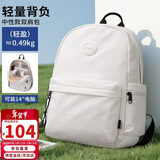 第九城（V.NINE）双肩包男女电脑包14英寸笔记本轻便背包学生书包户外旅行通勤包