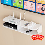 安尔雅 机顶盒架子免打孔墙上置物架壁挂客厅电视机墙装饰卧室路由器