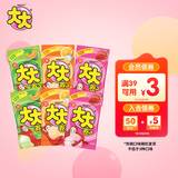 绿箭 大大泡泡糖口香糖大大卷切切乐30g*6包 儿童零食糖果 口气清新糖