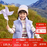 巴拉巴拉童装儿童羽绒马甲2025新款冬装男女童亲子装保暖外套羽绒服简约潮