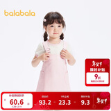 巴拉巴拉童装女童短袖套装2024背带裙夏装儿童连衣裙纯棉条纹208224119001