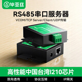 毕亚兹 串口服务器 RS485转以太网 物联网络模块单转网口RJ45通信网关TCP/IP联网自带WEB管理协助开发