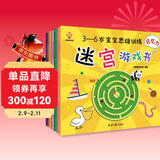 迷宫大冒险----3-6岁宝宝思维训练迷宫游戏书（思维力，专注力，判断力，记忆力，观察力，想象力）(中国环境标志产品 绿色印刷) 儿童年货节送礼