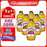 宾得宝（Bundaberg）含气百香果汁饮料375ml*6玻璃瓶装 澳州网红年货发酵果汁气泡水