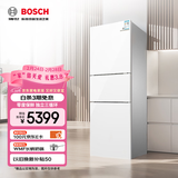 博世（BOSCH） 274升 三门冰箱小型电冰箱混冷无霜维他保鲜玻璃面板（白色）KKU28S20TI