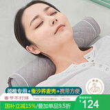 上梵蚕沙颈椎枕头荞麦壳蚕砂蚕屎枕头硬枕头圆柱圆枕头荞麦皮