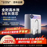 史密斯（A.O.SMITH）佳尼特净水器 蓝鲸1000G 家用净水器厨房专用台下用净水机直饮一体机 6年RO膜 冠军之选CR2500AE1