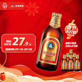 青岛啤酒（TsingTao）精酿系列 金质小棕金低温酿造296ml*6瓶 年货送礼