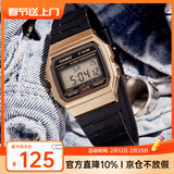 卡西欧手表 时尚简约复古小方块 潮流运动百搭电子表学生表考试表 F-91WM-9A