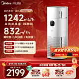 美的（Midea）空气净化器除花粉过敏源除甲醛除烟味异味杀菌除病毒吸浮毛猫毛宠物毛发净化加湿一体机加湿器 【语音智控】R8/RX800 Pro