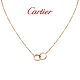 卡地亚（Cartier）LOVE系列 吊坠，半铺镶钻石18K黄金B7013900 京东自营