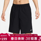 耐克NIKE男子春夏梭织短裤 运动休闲 凉爽轻便FN2999-010黑色 XL