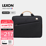 乐上（LEXON）商务超薄电脑包女双层手提笔记本14英寸公文包内胆包情人节礼物